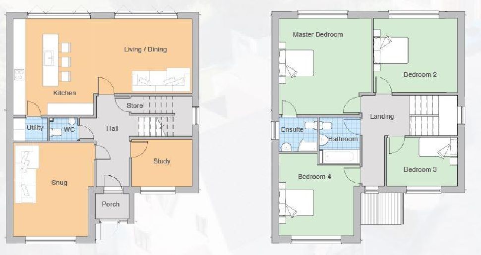 Plot 3 Whitehill Close, Plot 3 Floorplan Whitehill Close.JPG