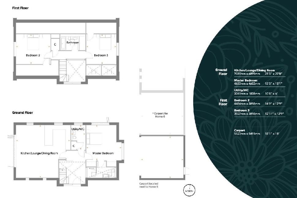 Ash Lodge at Little Randolphs Farm, Floorplan 1