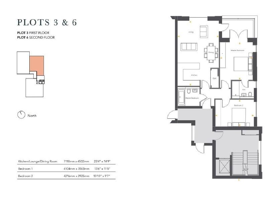 Apartment 6 Verve, Spire Court, Apartment 6 Floorplan