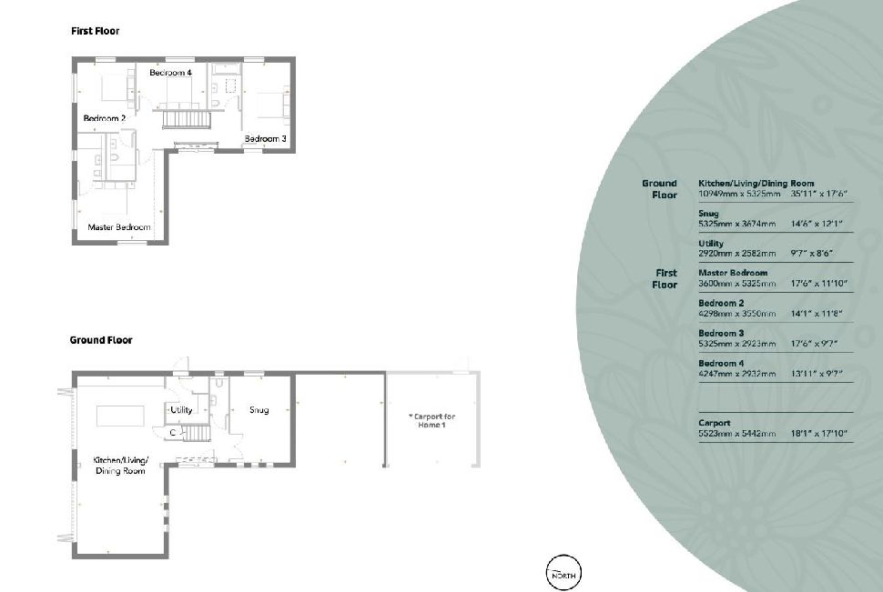 The Brackens at Little Randolphs Farm, Floorplan 1